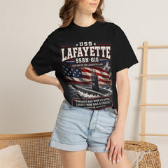 USS Lafayette SSBN-616 Submarine T-Shirt — Forty One For Freedom Patriotic Tee