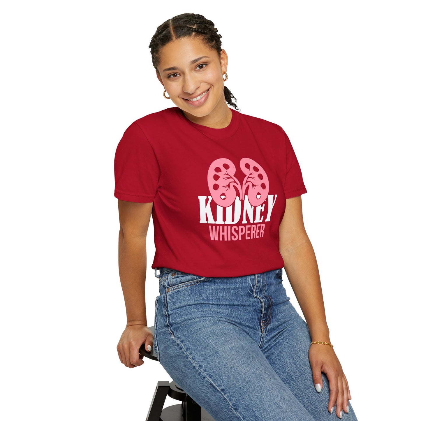 Kidney Whisperer Graphic Unisex Garment-Dyed T-shirt