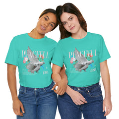 Peaceful Flowers With Dove Unisex Tee