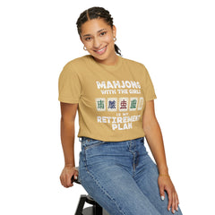 Mahjong Retirement Plan Unisex T-Shirt - Fun Gift for Friends