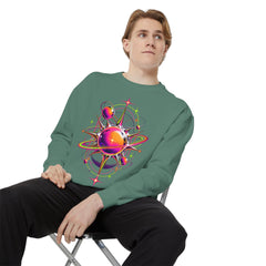Cosmic Orbit Sweatshirt — Neon Planet Graphic Pullover