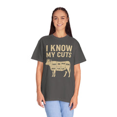 Funny Cow Cuts Unisex T-Shirt - Gift for Meat Lovers, BBQ Parties