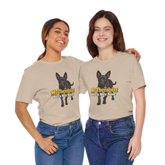 My Therapist Has A Wet Nose Personalized with your dog(s) image T-Shirt