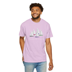 Hempstead Bay Sailing Club T-Shirt — Vintage Sailboat Race Day Tee