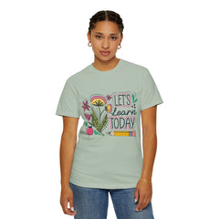 Floral Teacher T-Shirt - Comfort Colors Soft