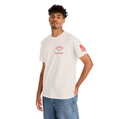 SUBMARINER RED Friday T Shirt with Fouled Anchor, American Flag, FBM / Boomer Silhouette. Remember Everyone Deployed, Dolphins