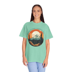Mount Rainier National Park Graphic, Comfort Colors Soft Relaxed Fit Unisex Garment-Dyed T-shirt