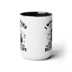 Cat slave mug, funny cat mug, gift for cat lover, crazy cat lady gift, pet owner gift, kitten lover mug, cat gift, animal lover present