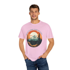 Mount Rainier National Park Graphic, Comfort Colors Soft Relaxed Fit Unisex Garment-Dyed T-shirt