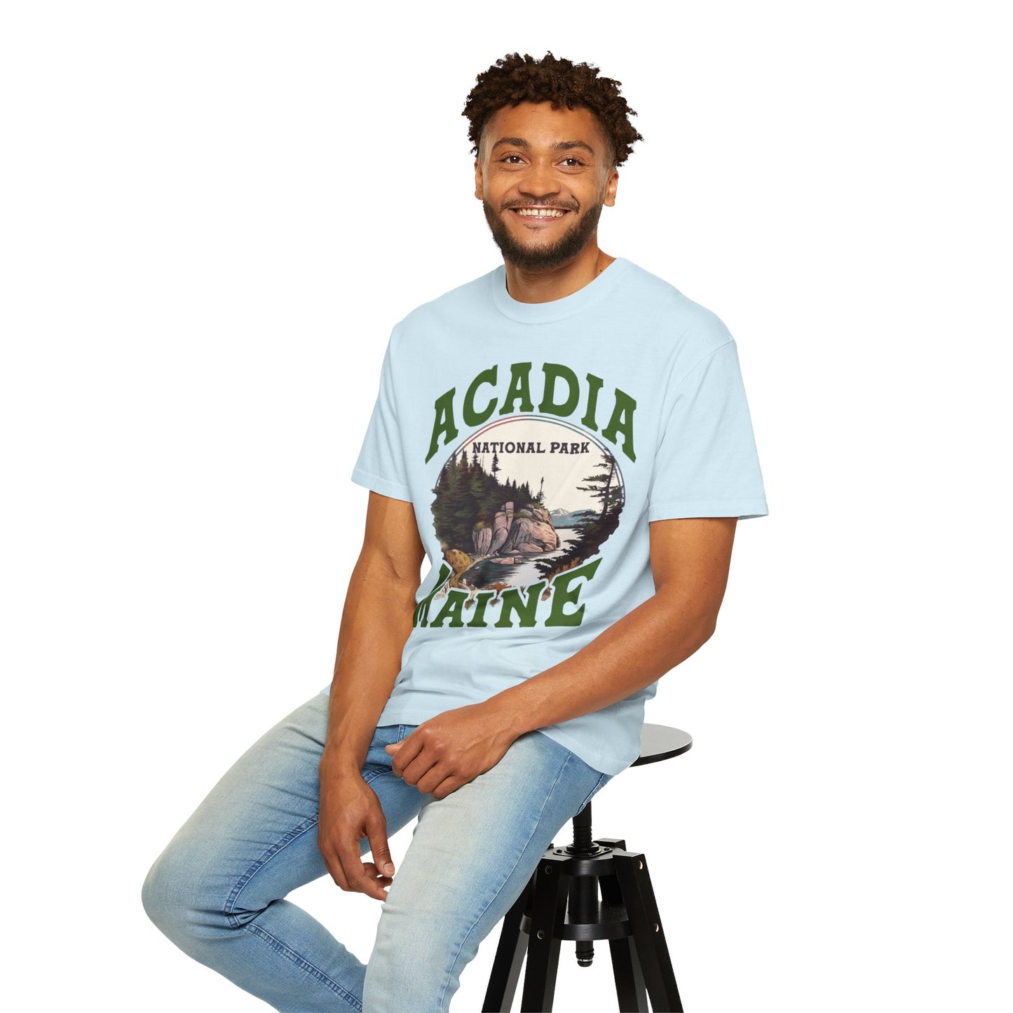 Arcadia National Park, Comfort Colors Soft Relaxed Fit Unisex Garment-Dyed T-shirt