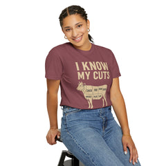 Funny Cow Cuts Unisex T-Shirt - Gift for Meat Lovers, BBQ Parties