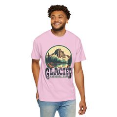 Glacier National Park Graphic, Comfort Colors Soft Relaxed Fit Unisex Garment-Dyed T-shirt