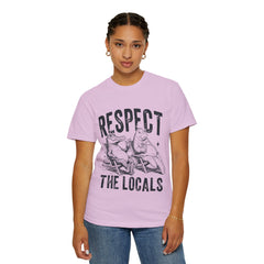 Alligator and Manatee Respect the Locals T-Shirt — Vintage Beach Vibes Graphic Tee