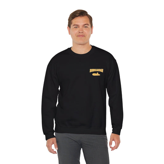 NAVY SUBMARINER, Unisex Heavy Blend Crewneck Sweatshirt