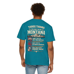 Montana Graphic T-Shirt — "Three Things You Don’t Do in Montana"