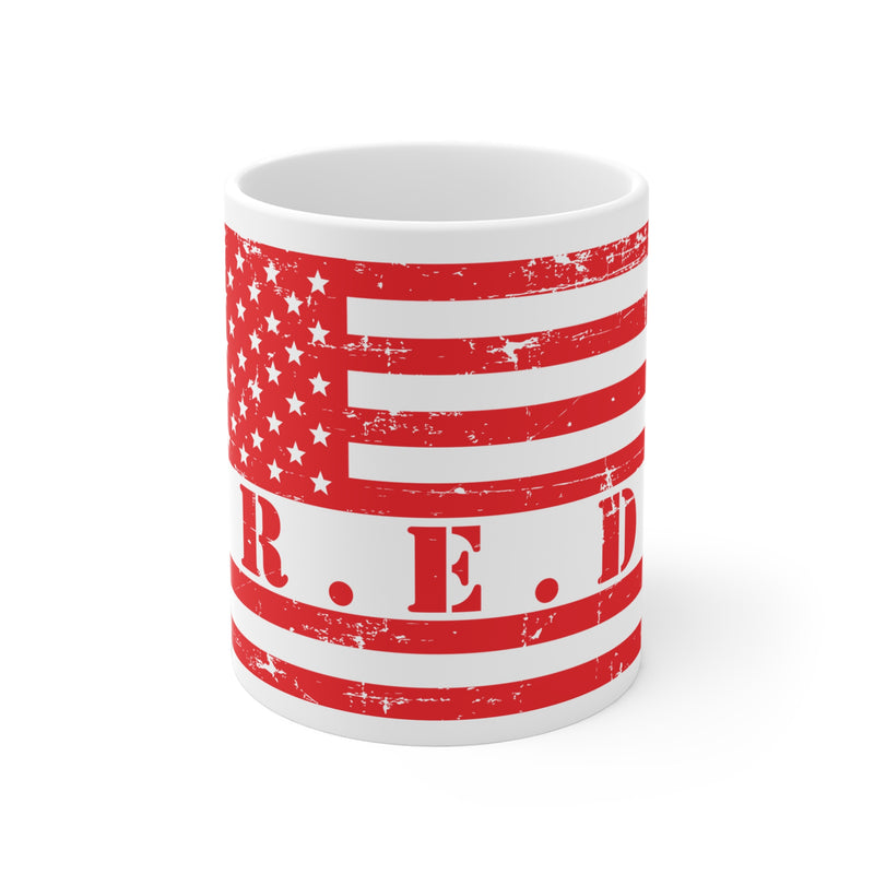 RED Friday / Patriotism / Army / Navy / Air Force / Marines / Space Force / Remember Everyone Deployed - Ceramic Mugs (11oz\15oz\20oz)