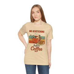 Cozy Coffee Lover Tee, No Kvetching Before Coffee Shirt, Funny Gift for Coffee Enthusiasts, Unisex Casual Apparel, Perfect for [...]