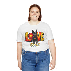 Personalized Love Your Dog T-Shirt — Designed with your dogs name and picture Graphic Tee
