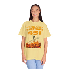 Fahrenheit 451 Graphic T-shirt, Unisex Book Lover Tee, Literary Gift, Reading Enthusiast Apparel, Ray Bradbury Merch, Cozy Casual Wear