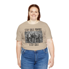 The Outsiders Shirt, Front and Back Images, Greasers Characters Shirt, Unisex Jersey Short Sleeve Tee