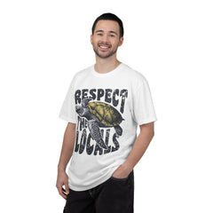 Respect the Locals T-Shirt — Sea Turtle Conservation Graphic Tee