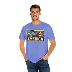 Ventura Highway Driving America Graphic Comfort Colors Unisex Garment Dyed T-shirt