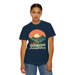 Shenandoah National Park Graphic, Comfort Colors Soft Relaxed Fit Unisex Garment-Dyed T-shirt