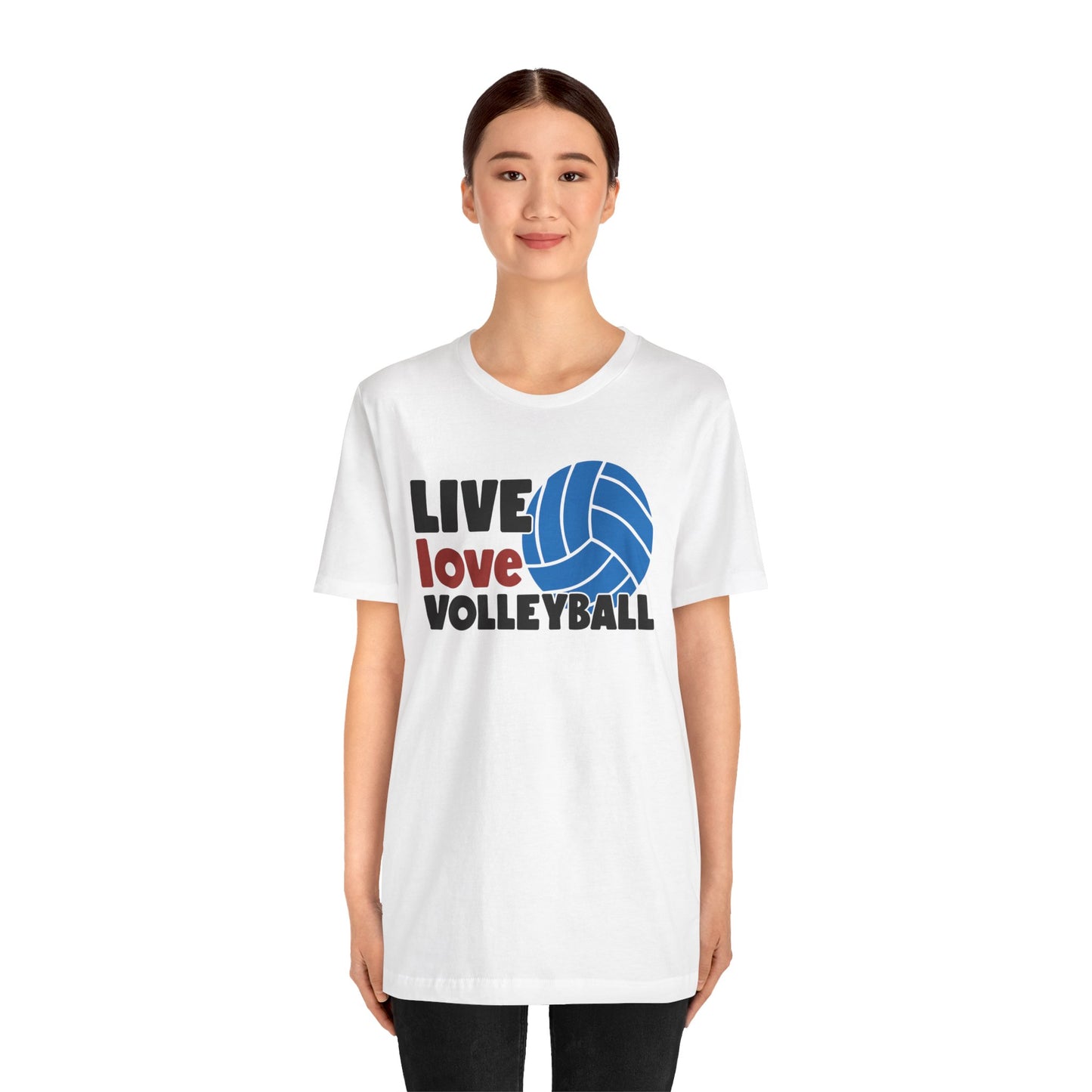 Live Love Volleyball T Shirt,gift for her,gift for him,volleyball gift,sports tee,team shirt,player gift,coach gift,Love Volleyball,Spike it