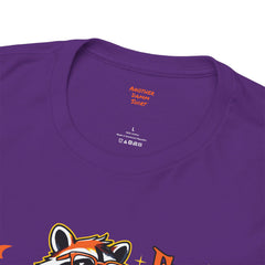 Freaky And Feral Halloween Raccoon! Graphic Unisex Heavy Cotton Tee