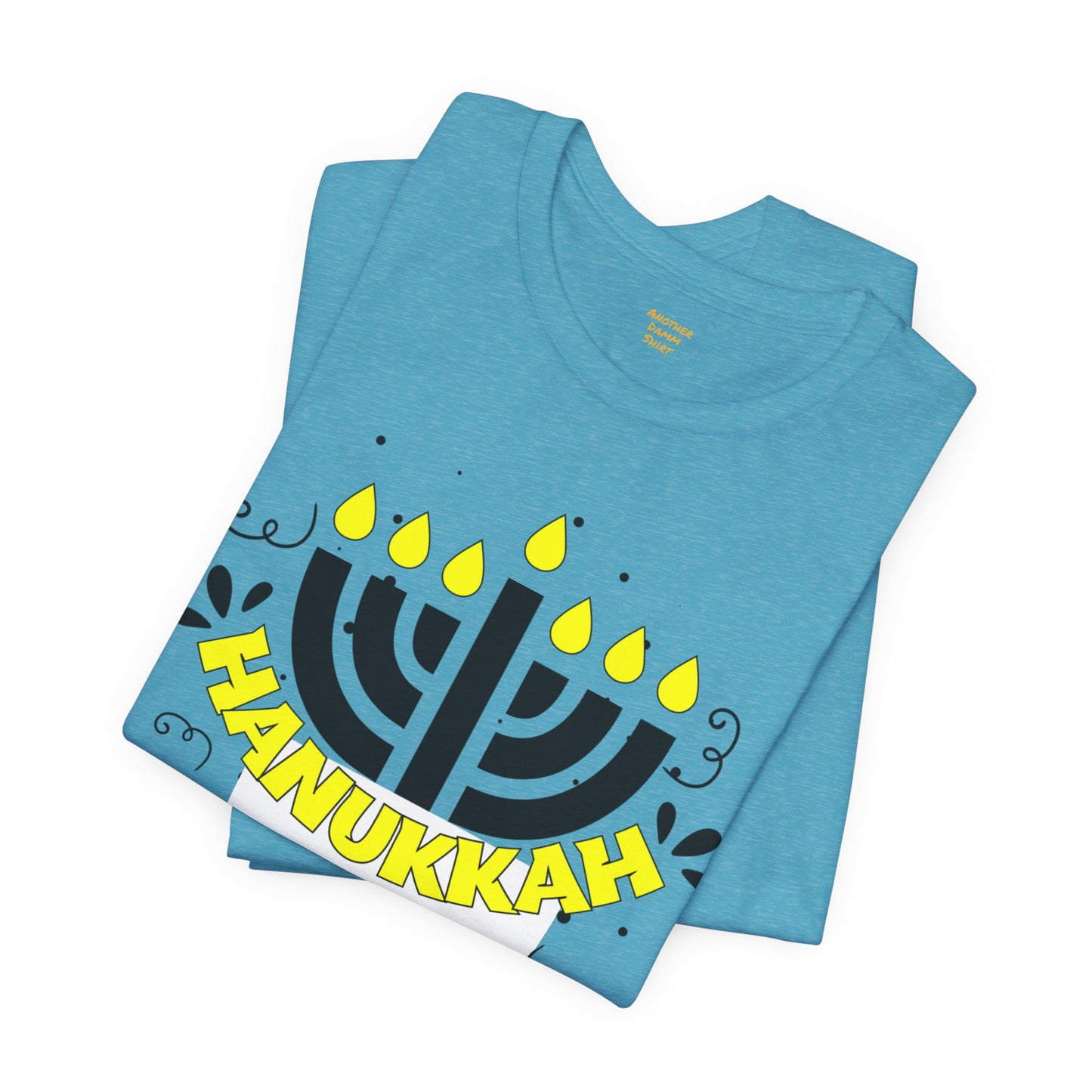 Hanukkah Menorah - Unisex Jersey Short Sleeve Tee