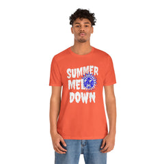 Summer Meltdown Graphic Tee — "Summer Melt Down" Sun Design