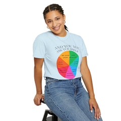 Motivational Talking Head Unisex Garment-Dyed T-Shirt - "And You May Ask Yourself"