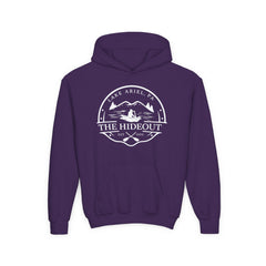 Youth Hoodie — 'The Hideout' Lake Ariel PA Cabin Adventure Hoodie
