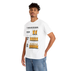 T-Shirt -  "A" School Math for Sailors Funny Beer Graphic Tee