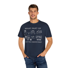 CAMERA DISPLAY, Graphic Unisex Garment-Dyed T-shirt