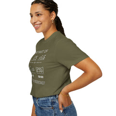 CAMERA DISPLAY, Graphic Unisex Garment-Dyed T-shirt