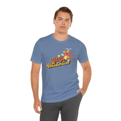 Willy's Wonderland Unisex Tee, Fun Graphic Tee, Casual Shirt, Gift for Fans, Summer Outfit, Movie Inspired Apparel