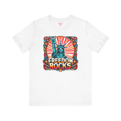 July 4th Statue Of Liberty Freedom - Graphic Unisex Short Sleeve Tee