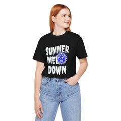 Summer Meltdown Graphic Tee — "Summer Melt Down" Sun Design