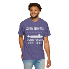 Submariners T‑Shirt — “Beneath the Waves Above the Rest” Navy Crew Tee
