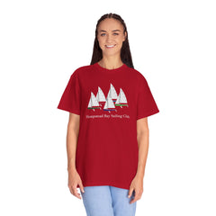 Hempstead Bay Sailing Club T-Shirt — Vintage Sailboat Race Day Tee