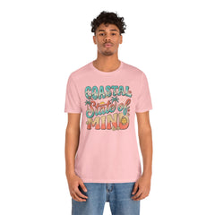 Coastal State of Mind Tee — Retro Beach Graphic T-Shirt