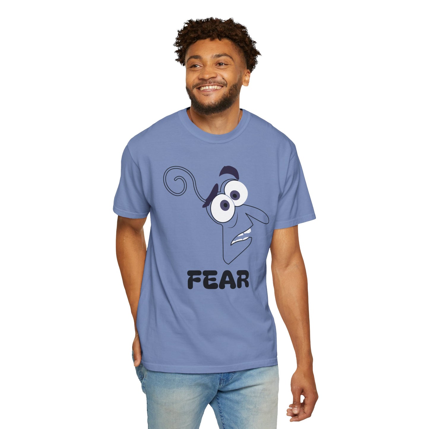 FEAR Emotion Graphic Unisex Comfort Colors Garment Dyed T Shirt