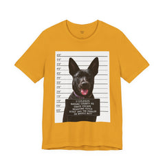 K9 Mugshot Personalized with your Dog T-Shirt