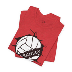 Personalized Name Volley Ball Unisex Tee Shirt