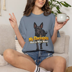 My Therapist Has a Wet Nose Personalized with your dog(s) image T-Shirt