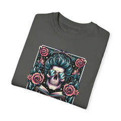 TAROT CARD WEED T Shirt, Vintage Style tee, Skeleton Reader Graphic Tee, Weed Lover, Smoke Cannabis tee, Relaxed Fit tee, Stoner Lifestyle