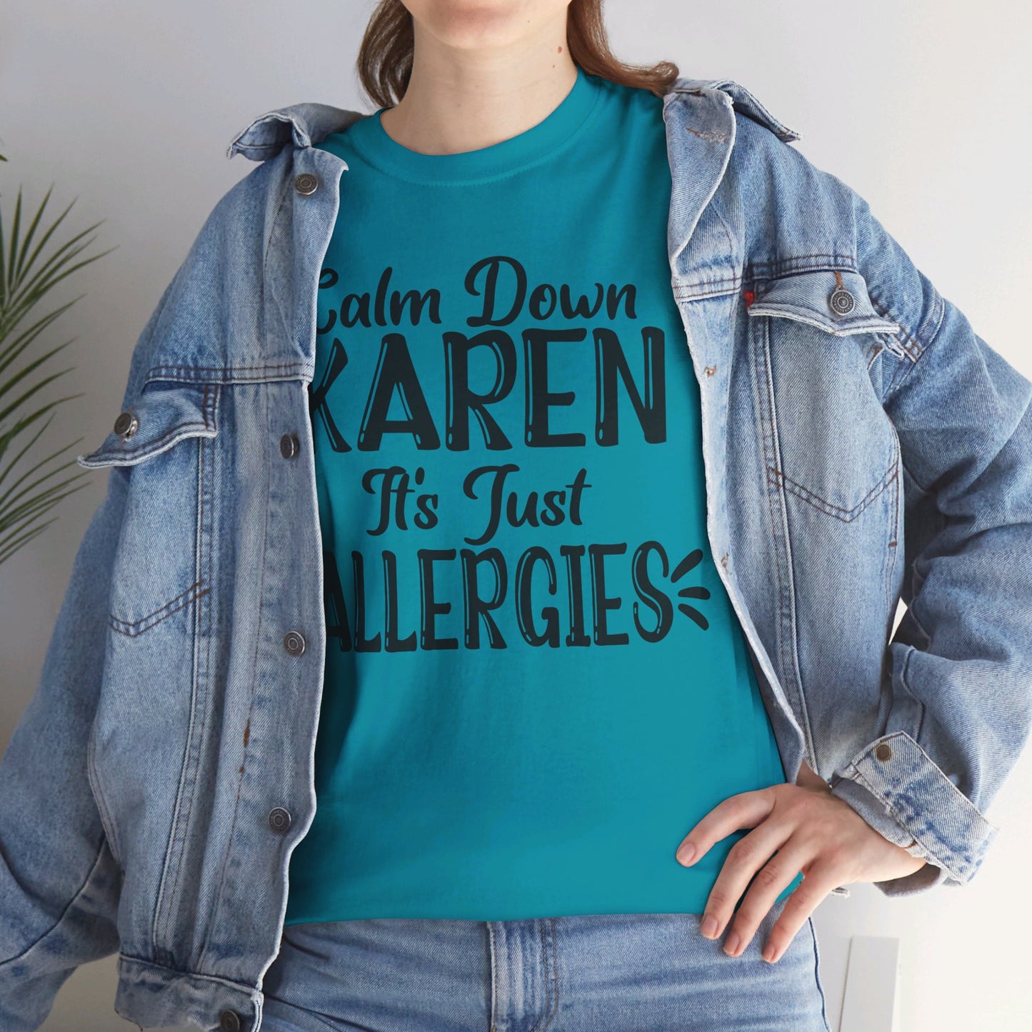 Calm Down Karen Unisex Heavy Cotton Tee