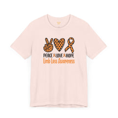 Limb Loss Awareness - Unisex Short Sleeve Tee,Amputee Awareness,Leg Amputee,Arm Amputee,Gift For Him,Gift For Her,Unique Amputee Gift