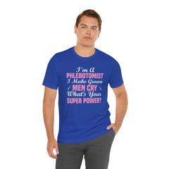 Phlebotomist Humor Tee, Funny Medical Shirt, Nurse Gift, Blood Tech Wear, Cute Phlebotomy Humor, Healthcare Apparel